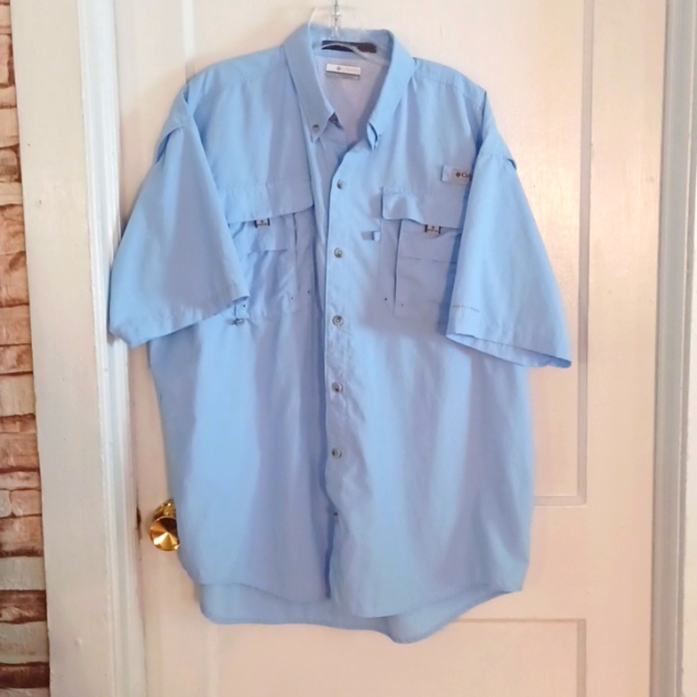 Columbia PFG omni-shade fishing gear shirt men's size large